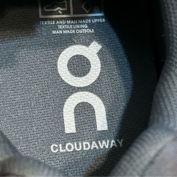 ON CLOUDAWAY asphalt ivory athle training shoes sneakers women’s 8 new in box - Picture 6 of 8